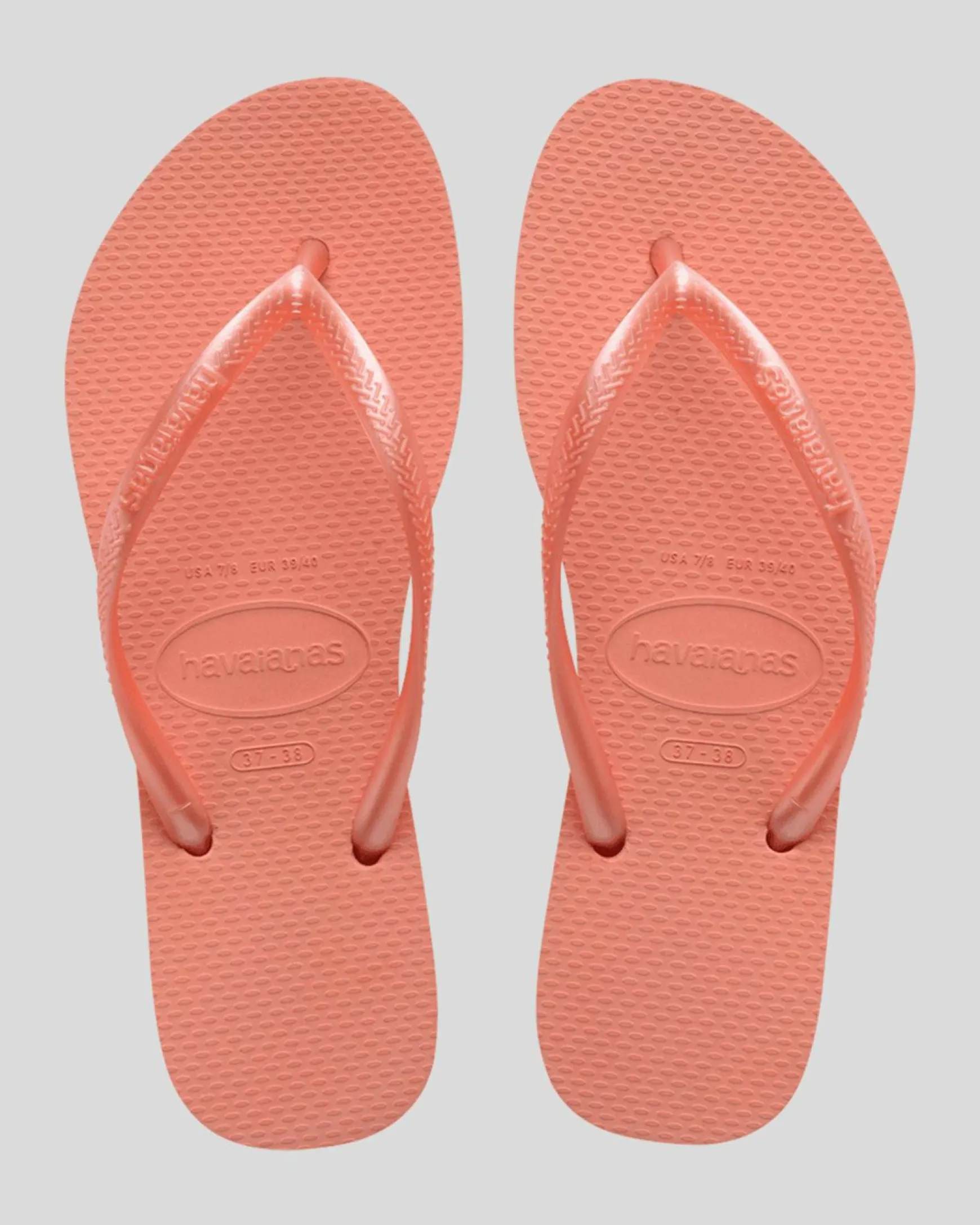 Slim Metallic Thongs