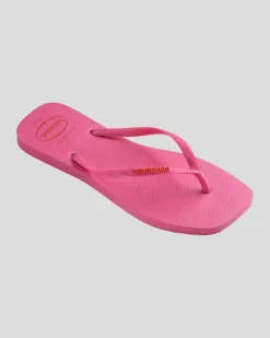 Slim Square Thongs