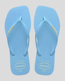 Slim Square Thongs