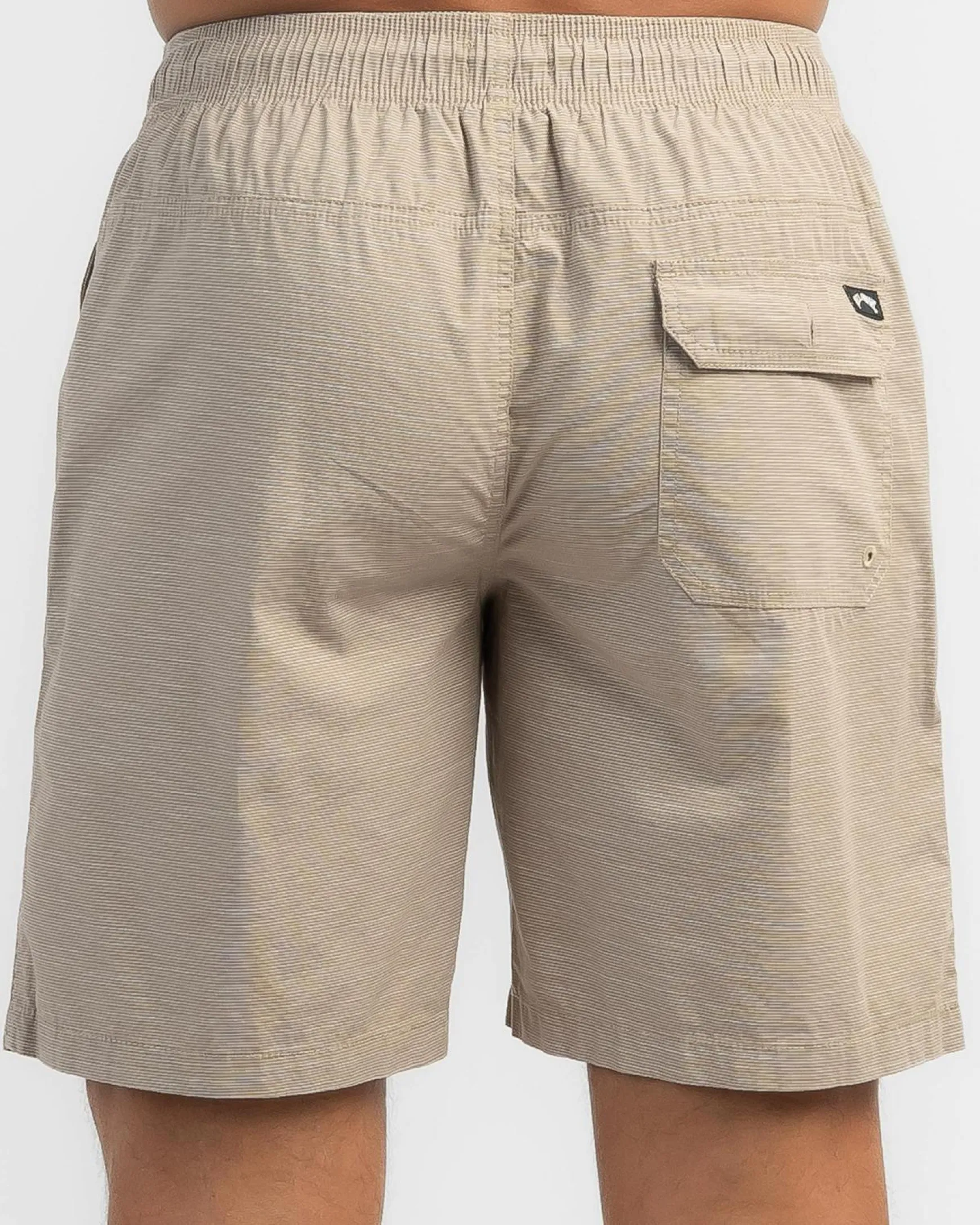 Slub Elastic 18" Walk Shorts