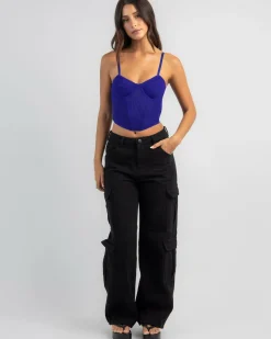 Stassie Mesh Corset Top