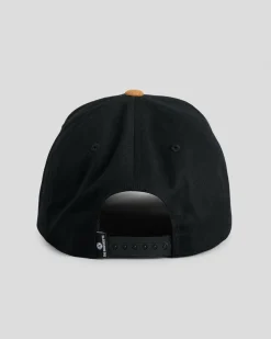 Suede Hueys Snapback Cap