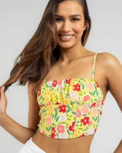 Summer Flowers Corset Top