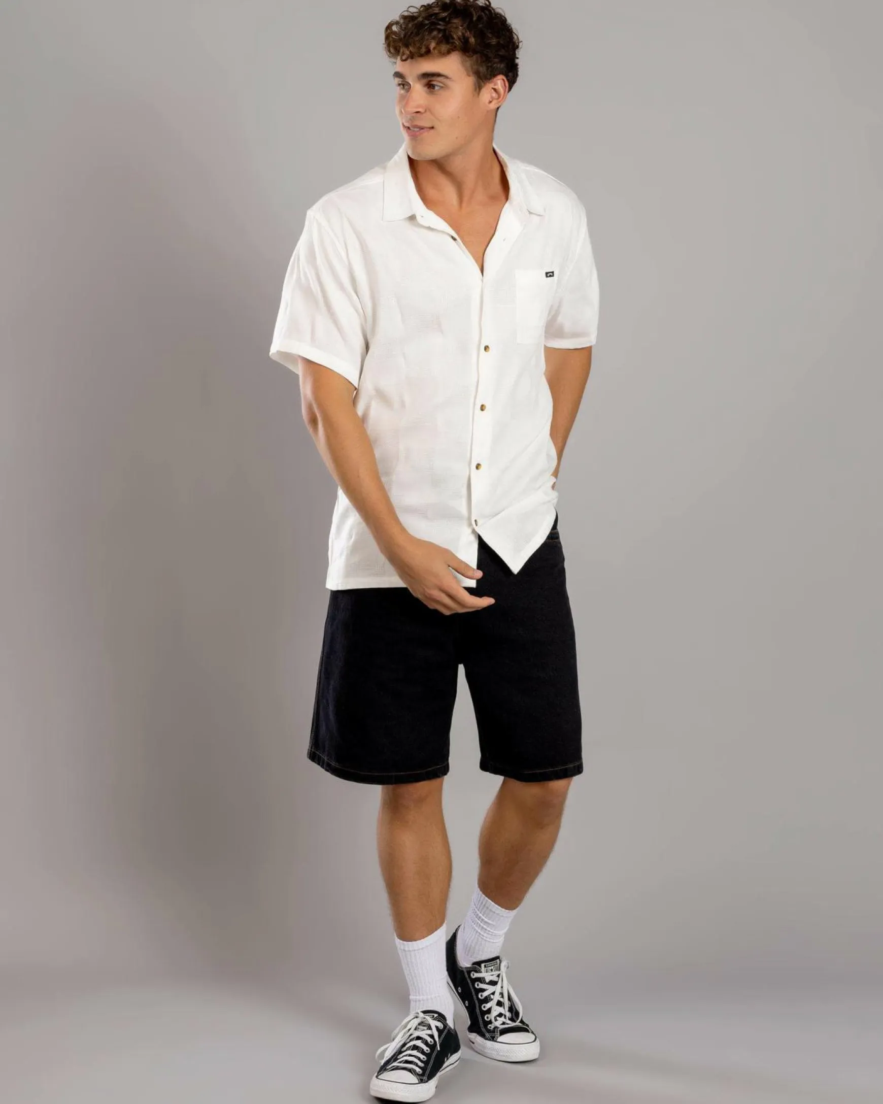 Sundays Jacquard Short Sleeve Shirt