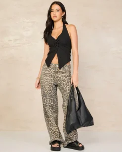 Tamara Split Front Halter Top