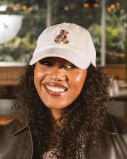 Teddy Bear Cord Cap