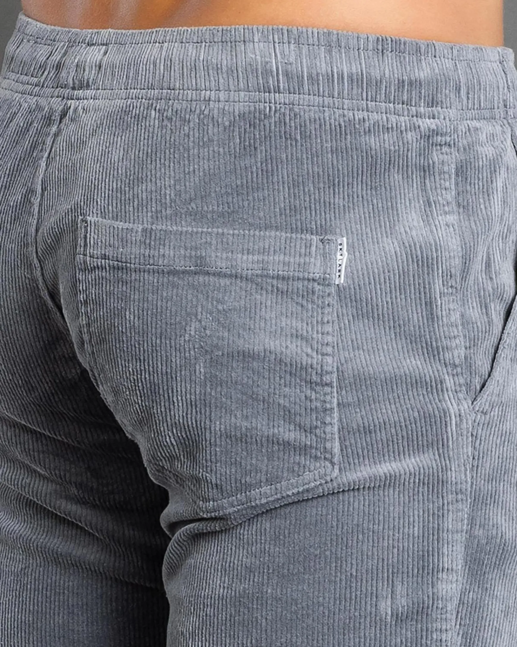 Texture Elastic Waist Shorts