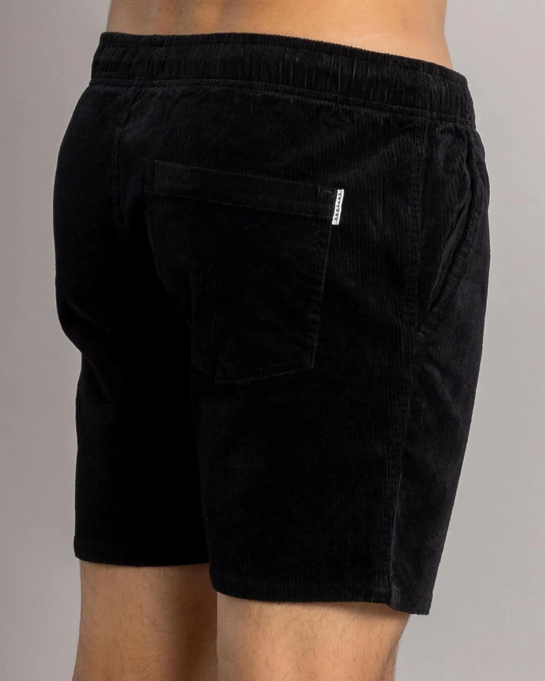 Texture Elastic Waist Shorts