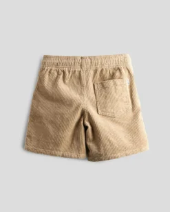 Toddlers' Cord Elastic Waist Shorts