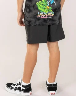 Toddlers' Fissure Elastic Waist Shorts