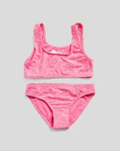 Toddlers' Flip Flower Bralette Bikini Set
