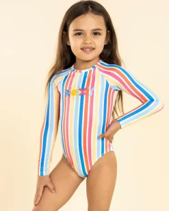 Toddlers' Holy Stripe Long Sleeve Surfsuit