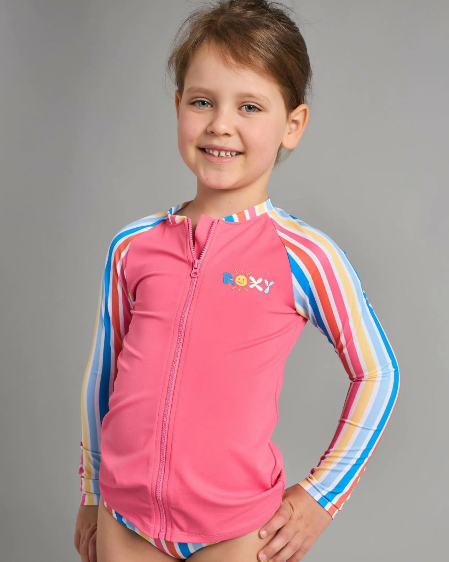 Toddlers' Holy Stripe Long Sleeve Rash Vest Set