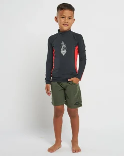 Toddlers' Jimmy Contrast Long Sleeve Rash Vest