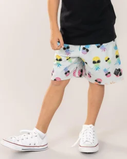 Toddlers' Scene Elastic Waist Shorts