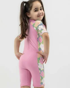 Toddlers' Tiny Flower Long Sleeve Surfsuit