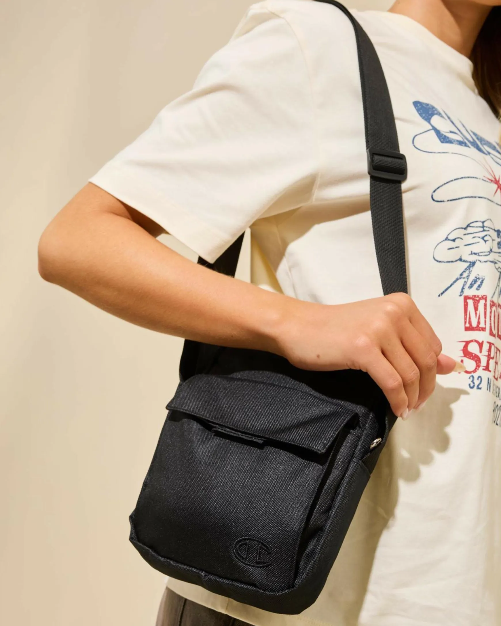 Tonal Messenger Bag