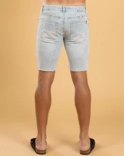 Torn Denim Walk Shorts