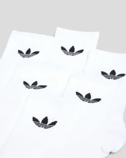 Trefoil Crew Socks 6 Pack