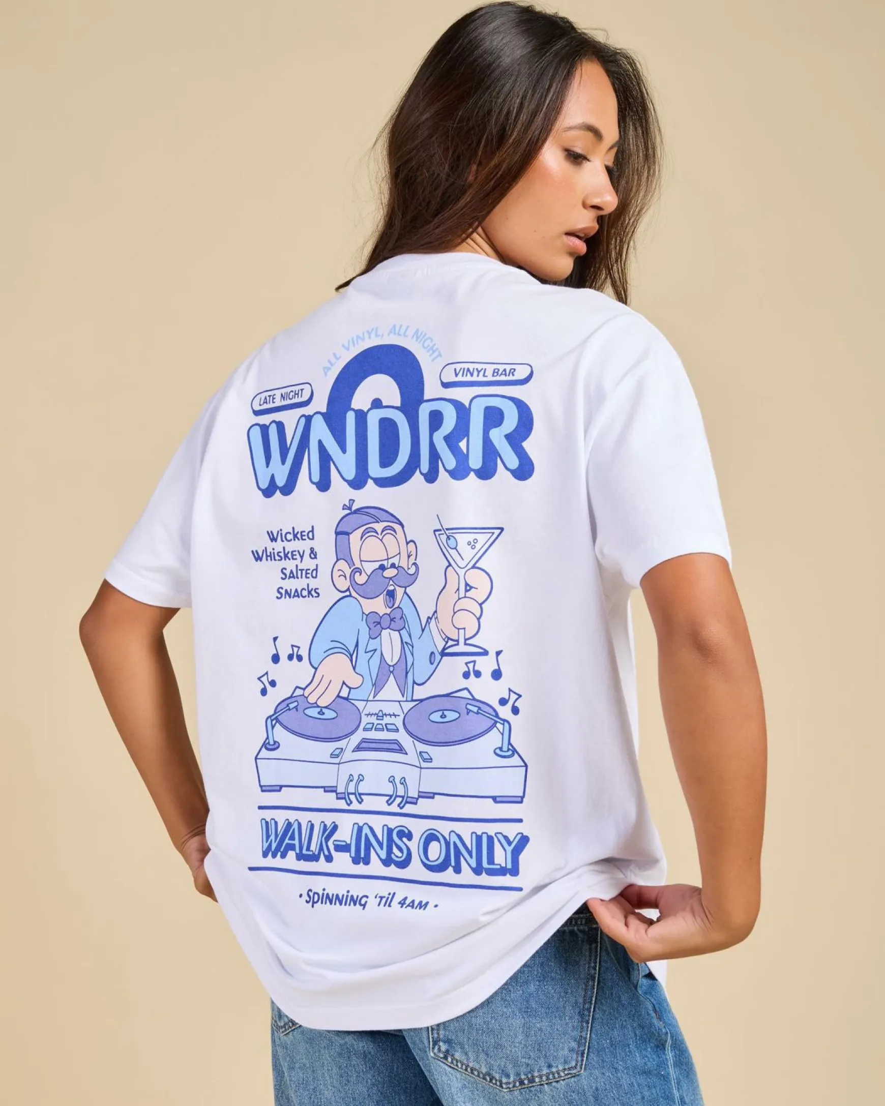Vinyl Bar Box Fit T-Shirt