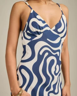 Waverly Bias Cut Midi Dress