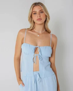Zelm Dallis Tie Front Top