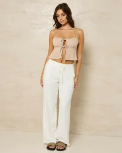 Zelm Dallis Tie Front Top